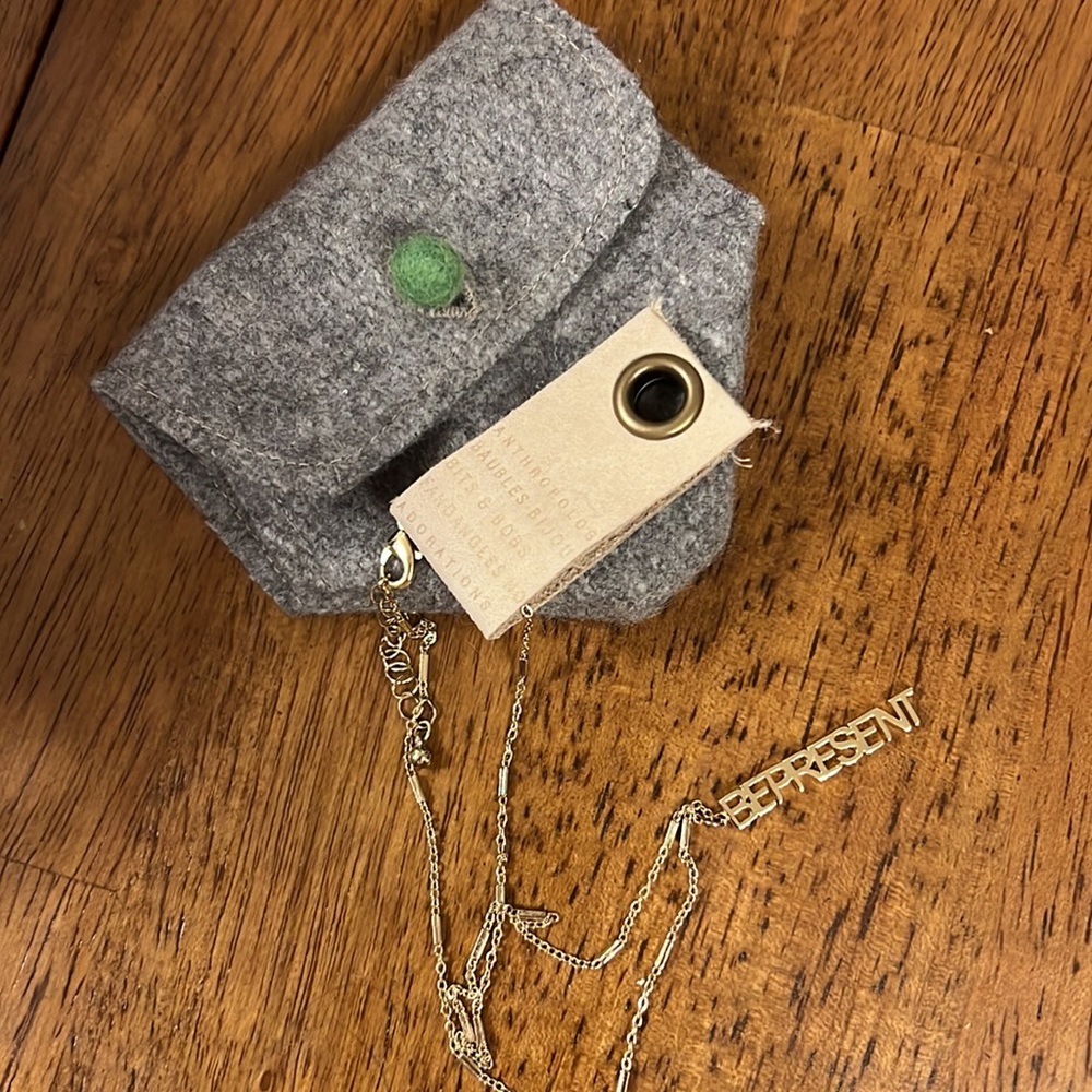NWT Anthro BE PRESENT Pendant Necklace - Picture 3 of 4